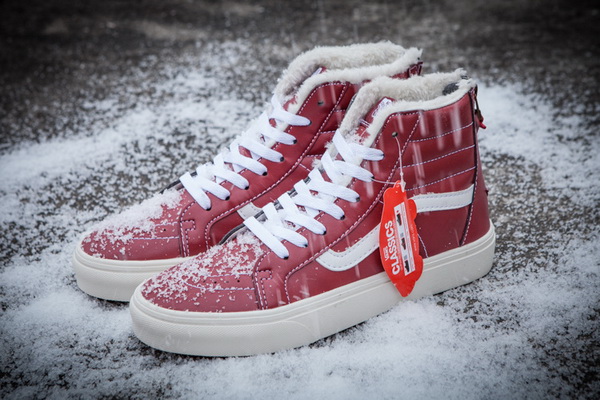 Vans High Top Shoes Lined with fur--013